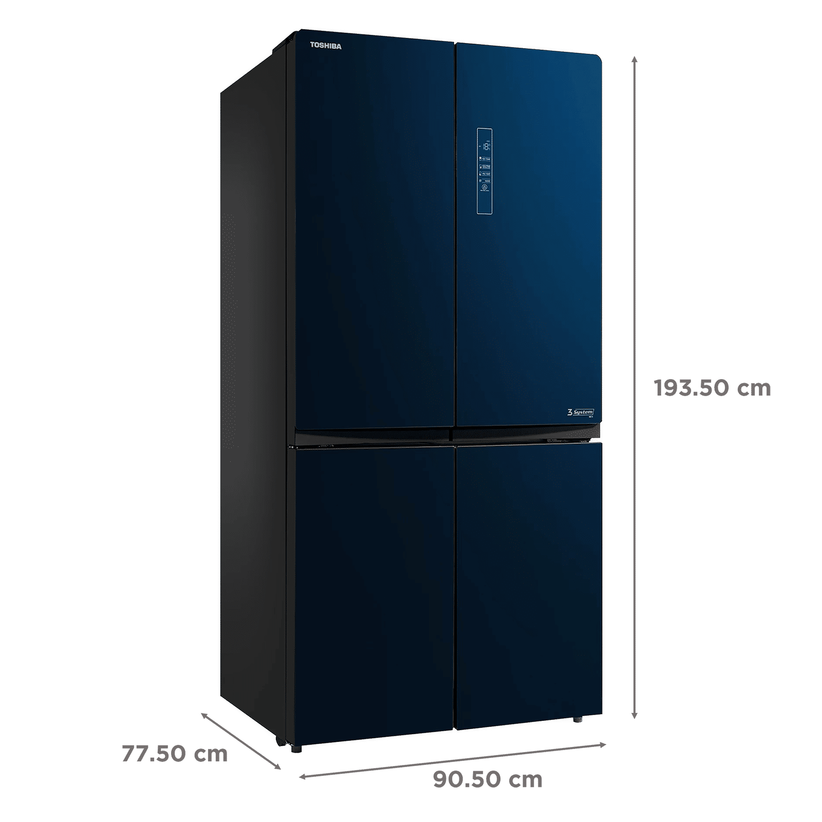 Buy TOSHIBA 650 Litres Frost Free French Door Convertible